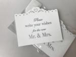 Mr & Mrs Wishes Notes x 20 image