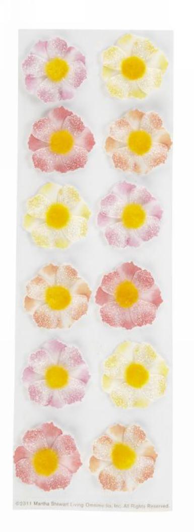 Martha Stewart Crafts Layered Cosmos Stickers 41-00247 Image 1