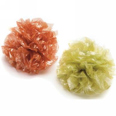 Wedding  Satin Pearl Poms Package Of 25 Image 1