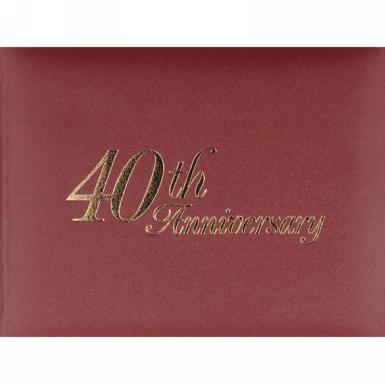 Wedding  40th Anniversary Guest Book Image 1