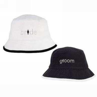 Wedding  Brushed Cotton Twill Crusher Hat Image 1