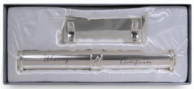 Wedding  Wedding Certificate Holder in Gift Box Image 1