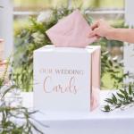 Rose Gold Card wishing Well Box image