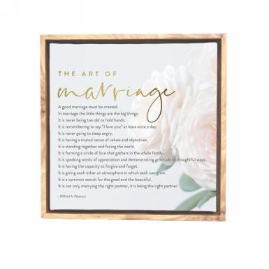 Wedding  Art of Marriage Framed Canvas Image 1