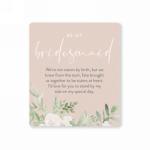 Pastel Pink Table Verse - Bridesmaid image