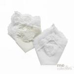 Lace Bridal Hankies in Ivory or White image