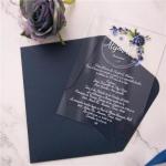 Acrylic Invitation with UV Printing - 1mm image