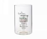 In Loving Memory Glass Memorial Tealight Candle image