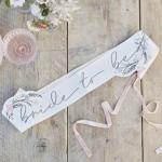 Boho Bride to Be Thin Sash image