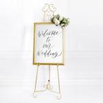 Gold Easel - Hire image