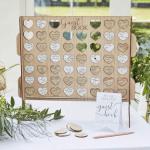 Botanical Wedding Four In A Row Alternative Guest Book image