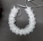 White Lace and Pearl Traditional Horseshoe image