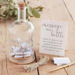 Guest Book Message in a Glass Bottle image