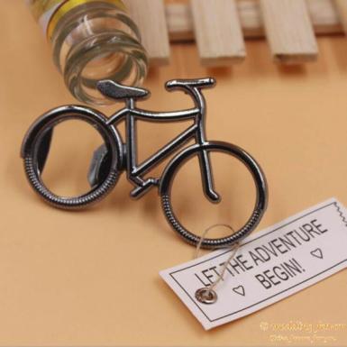 Wedding  Bicycle Bottle Opener Let the Adventure Begin Image 1