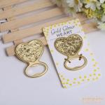 Gold Glitter Heart Bottle Opener image