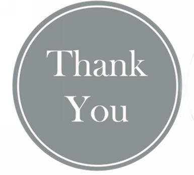 Wedding  Sticker Seal - Thank you Silver Circle Image 1