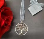 Tree of Life Circle Charm - Gold image