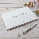 Wedding Personalised wedding guest book - Design 3 image