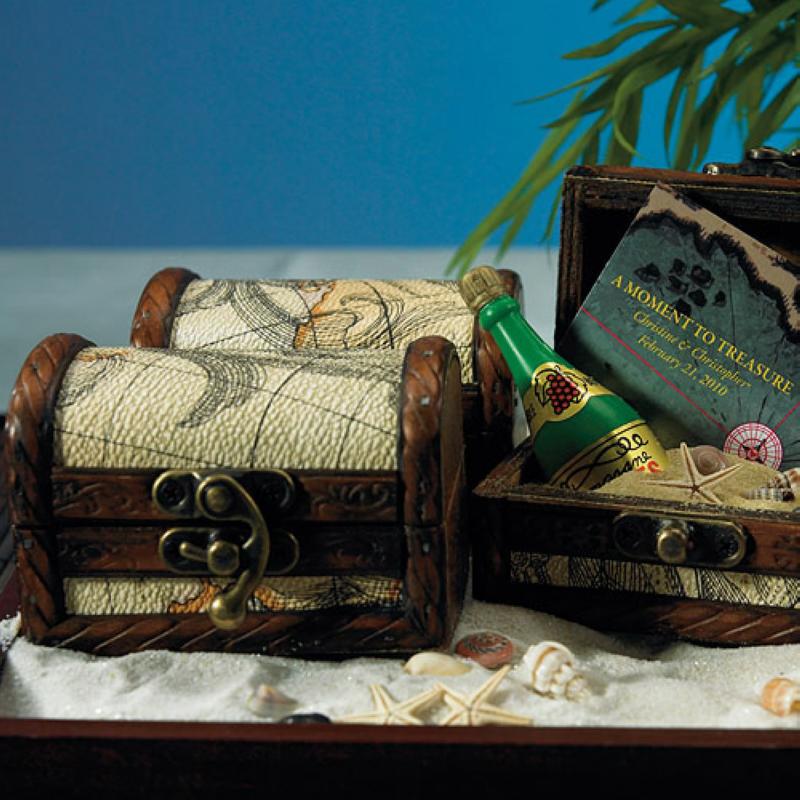 Wedding Mini Treasure Chest x 6 Wedding Wish