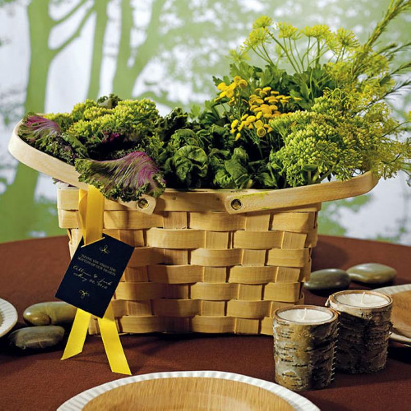Wedding Decor Picnic Basket Large Wedding Wish
