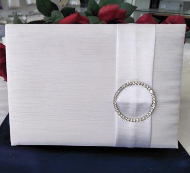 Wedding  Diamante Circle of Love Guest Book Image 1