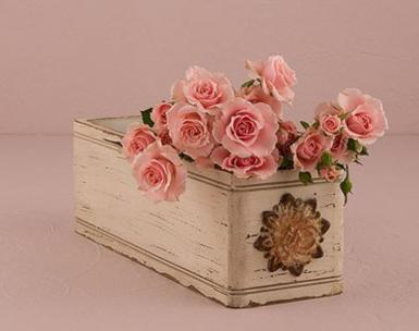 Wedding  Vintage Inspired Ornate Box with Decorative Pull Aged Image 1
