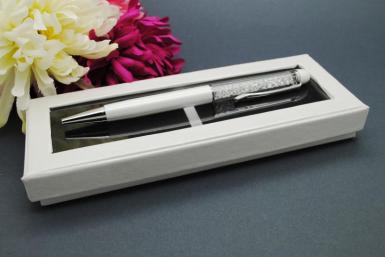 Wedding  Crystal Stem Pen in Gift Box Image 1