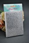 Silver Adhesive Square Sticker Sheet - 247 squares image