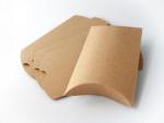 Kraft Pillow Boxes - 9cm x 7cm x 10 boxes image