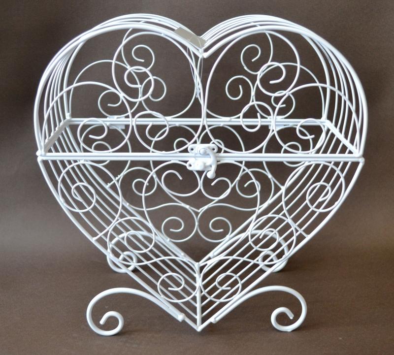 Wedding Heart Shape Bird Cage Large Wedding Wish