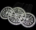 Diamante Art Deco Inspired Hair Comb image