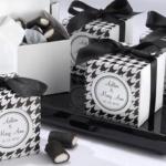 Wedding Blacks Whites Ivory Silver Damask image