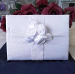Guest Book - White Roses Wedding Guest Book image